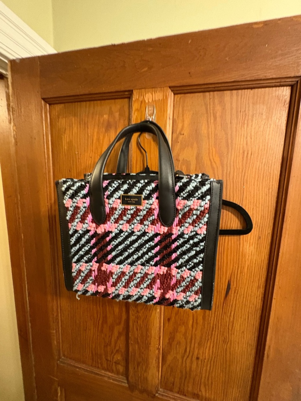kate spade Tweed with Leather Trim bag